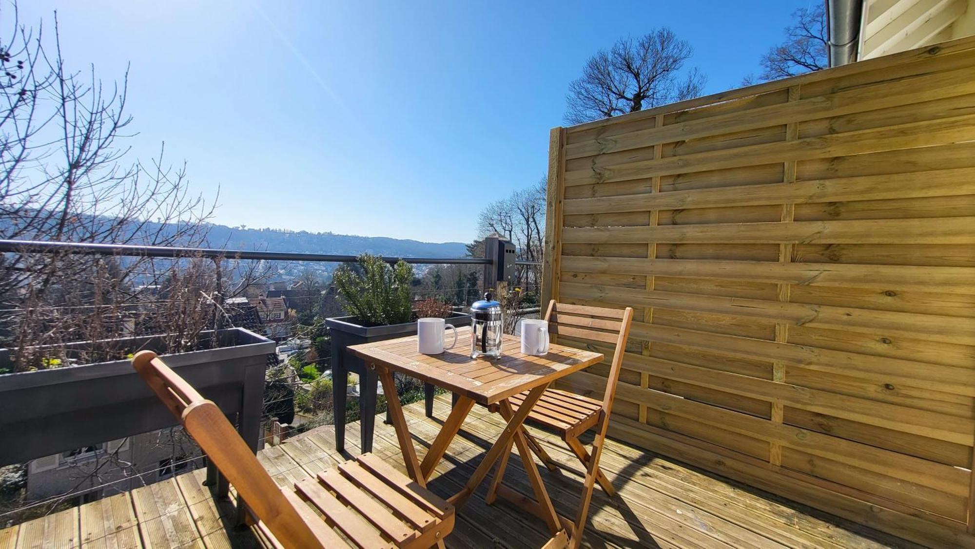 Le Bellevue - Beaux Appartements Avec Vue Splendide Palaiseau Esterno foto