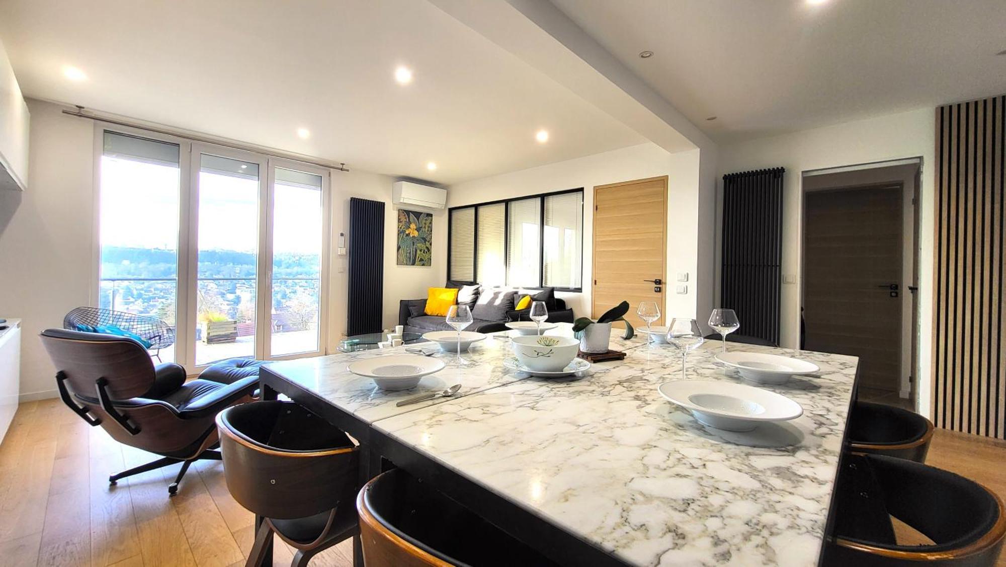 Le Bellevue - Beaux Appartements Avec Vue Splendide Palaiseau Esterno foto